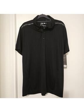 MSX by Michael Strahan Golf Polo Shirt Men’s M Black Casual Collared